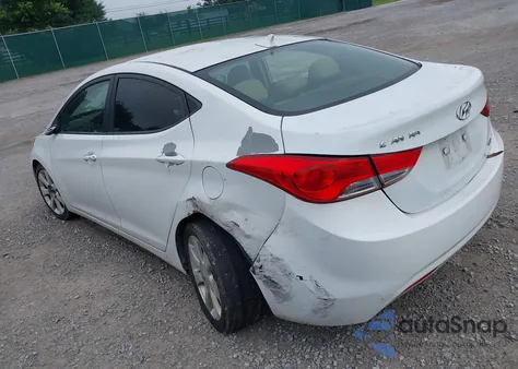 2012 Hyundai Elantra Limited из США, поврежденный, VIN 5NPDH4AE9CH098996